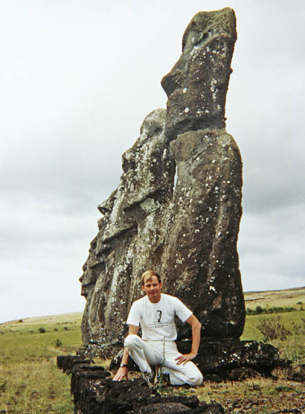 Allen at Easter Island